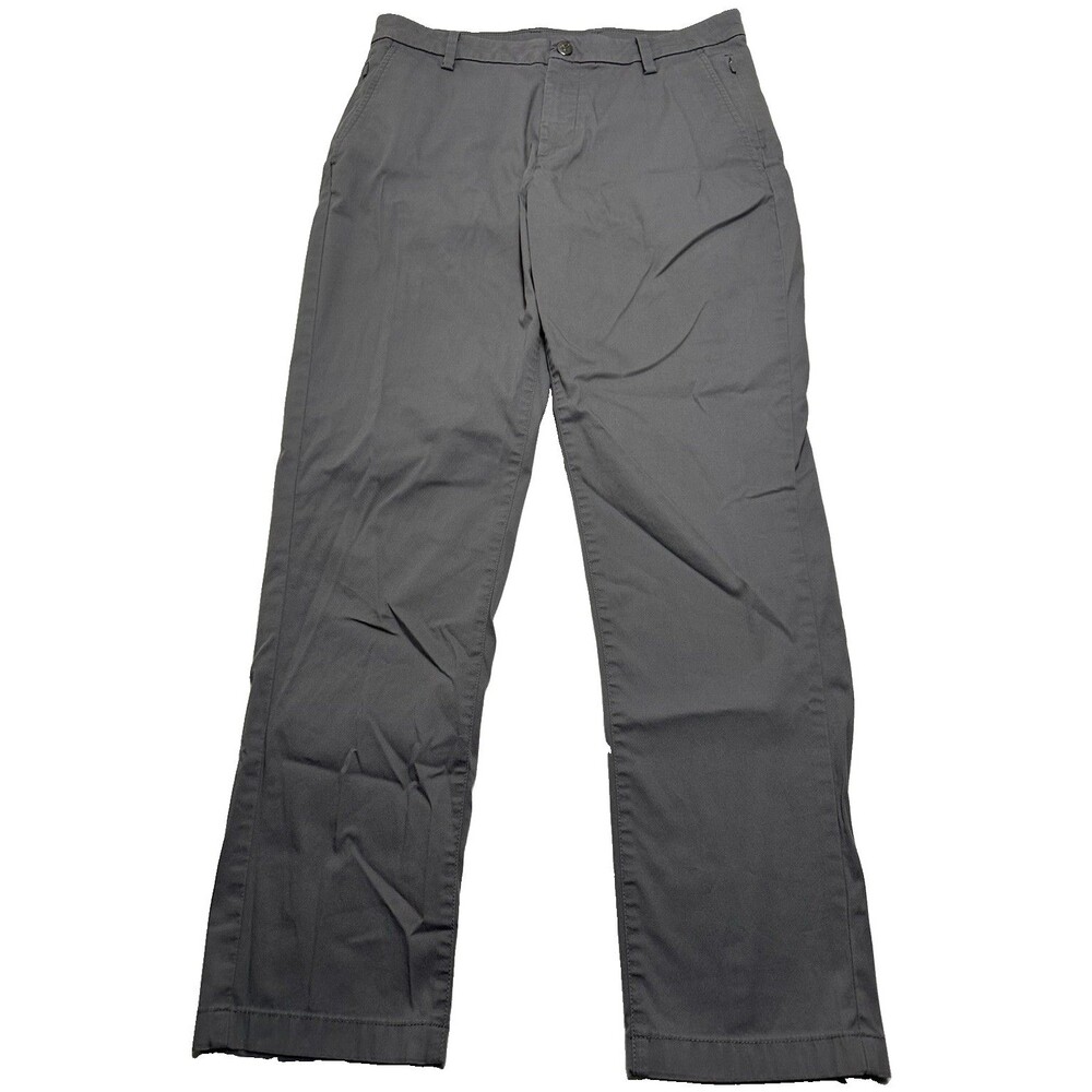 Men's Birddogs Stretch Khakis Size 32 x 28 Dark Grey